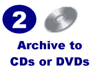 Archive to CD or DVD