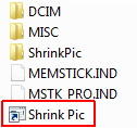 Shrink Pic shortcut